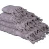 Serviette Hammam grise 140X70cm Lifestyle – Image 4