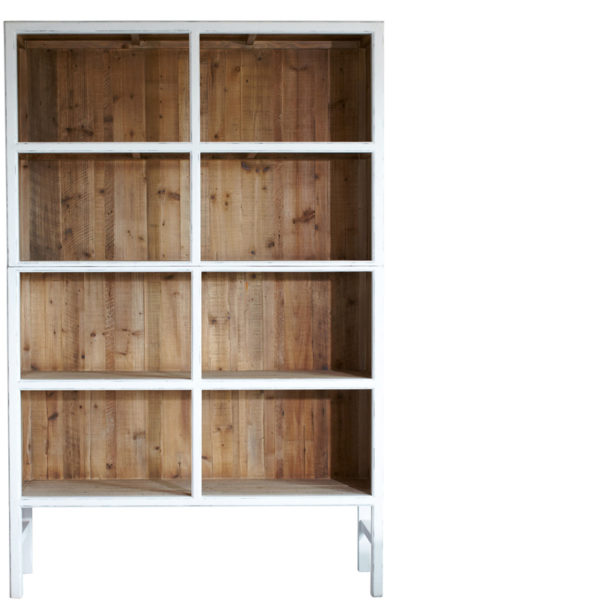 Bibliothèque bois Blanc 230 cm Bellport – Image 7