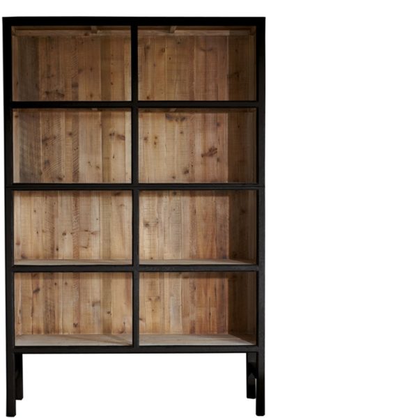 p 5 8 5 585 Buffet haut noir 150cm Bellport Lifestyle - Bibliothèque bois Noir 150 cm Bellport