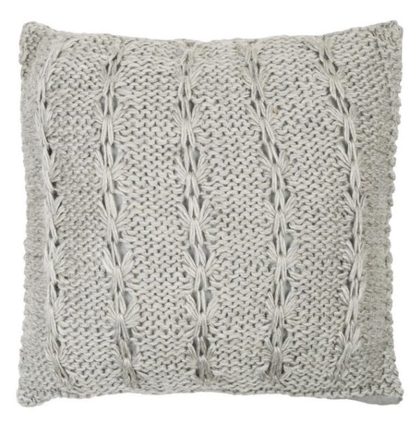 p 1 4 5 0 1450 Coussin laine gris clair 50x50cm Lifestyle - Coussin laine gris clair