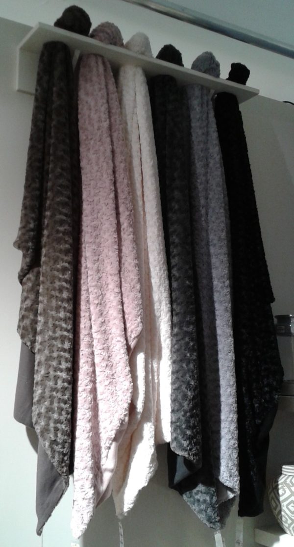Plaid écru 170x240cm Simla – Image 2
