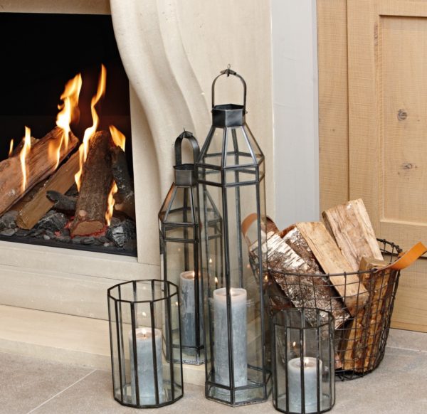 Lanterne Antique noire Lifestyle 56cm – Image 3