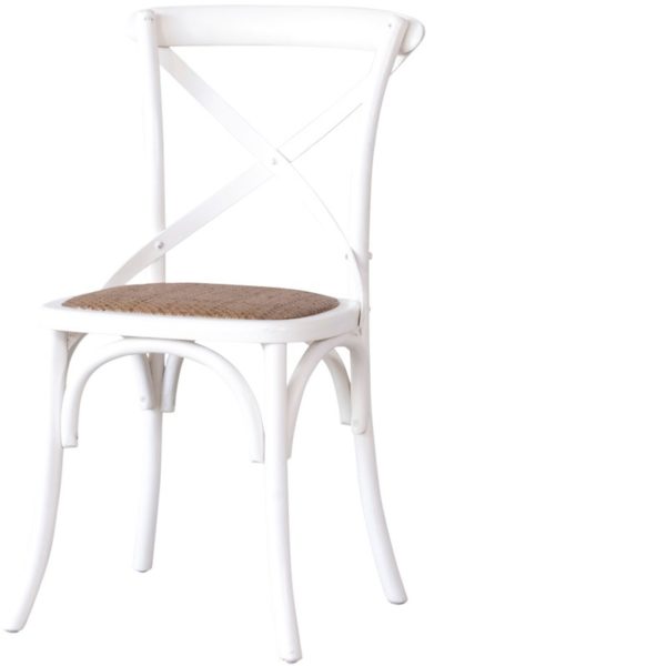 p 1 7 1 4 1714 Chaise bistrot blanche Lifestyle - Lot de 2 Chaises bistrot blanche Lifestyle