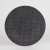 Assiette plate Vesuvio 27cm noir-Lot de 6