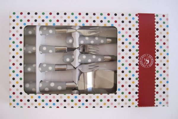 Couverts à gateaux Gris Déjeuner sur l'herbe