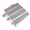 Plaid gris et blanc 130x150 cm Degrade