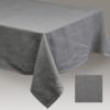 Nappe lin lavé Gris foncé 150 x 250 cm