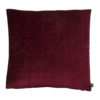 Coussin velours bordeaux Geneva