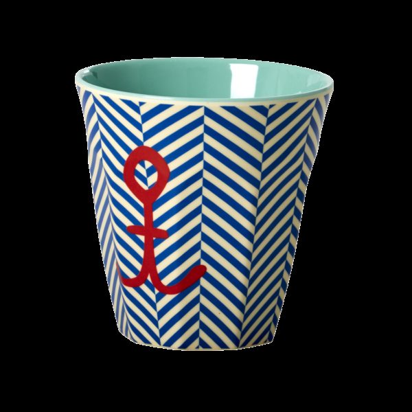 Gobelet RICE Sailor stripe Mélaminé 9cm