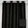 Rideaux Velours noir ocultants x2 140x265cm – Image 2