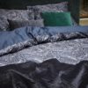 Parure housse de couette Mire bleu Essenza 240x220 et taies – Image 2