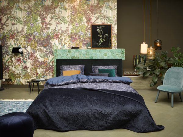 Parure housse de couette Mire bleu Essenza 240x220 et taies – Image 4