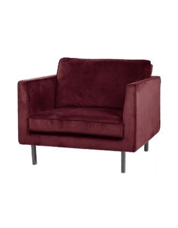 Fauteuil Velours Perugia 7 coloris Lifestyle – Image 2