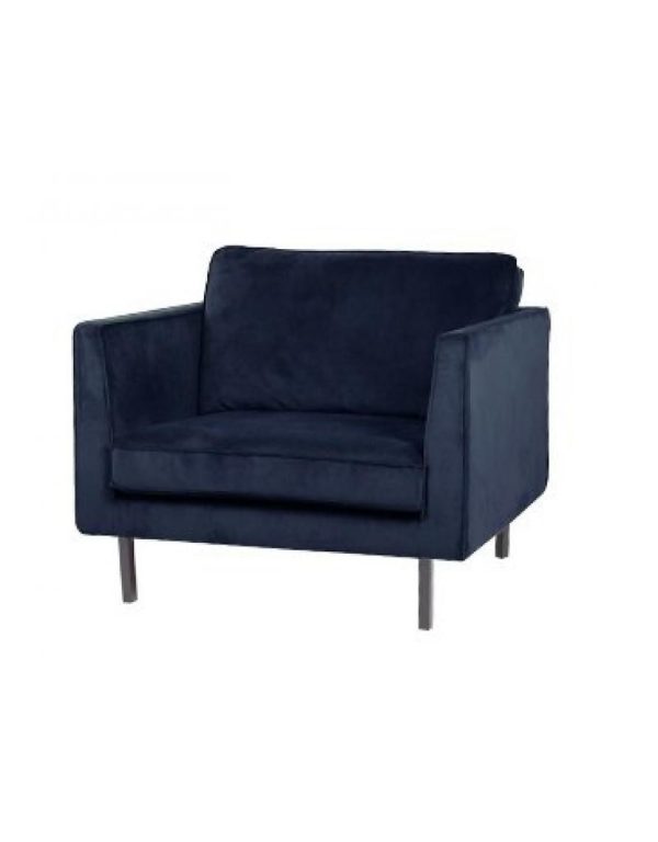 Fauteuil Velours Perugia 7 coloris Lifestyle – Image 3