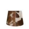 Abat jour vache brun/blanc 20 cm