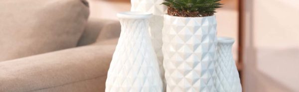 p 3 2 8 5 3285 Vase blanc Cylindrique S Skye Lifestyle - Vase blanc Skye Lifestyle