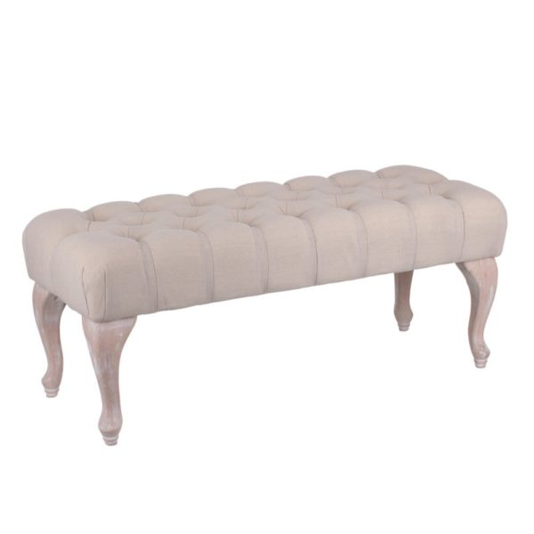 Banquette Naturel Capitonée