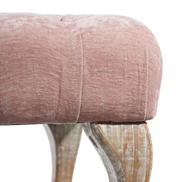 Banquette Velours Rose Capitonnée – Image 7