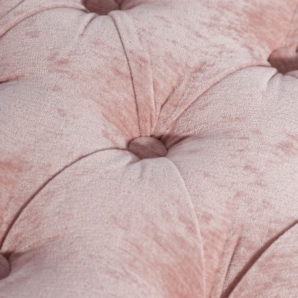 Banquette Velours Rose Capitonnée – Image 8