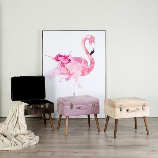 Banquette malle beige – Image 3