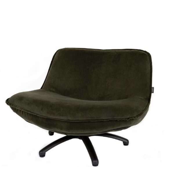 lifestyle forli armchair hunter black legs vert - Fauteuil Vert Vintage Forli