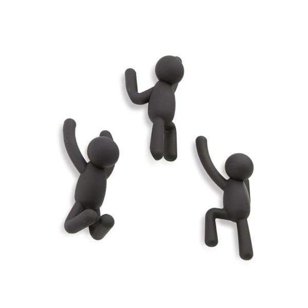 Crochets muraux Buddy noir UMBRA lot de 3 – Image 8