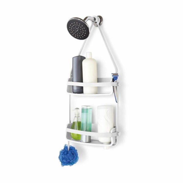 71UGzNyiU4L. SL1500 - UMBRA Flex Shower Caddy. Organiseur de douche à 2 étagères