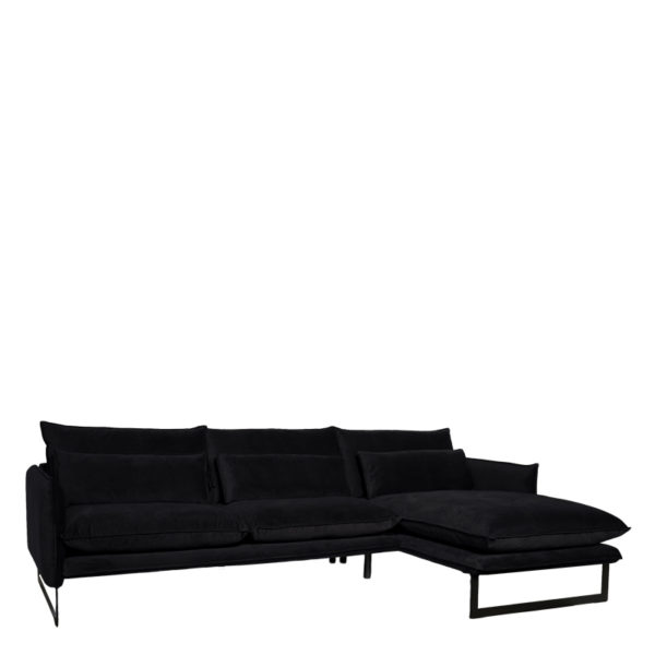 Canapé d'angle droit Velours 13 coloris Milan – Image 9