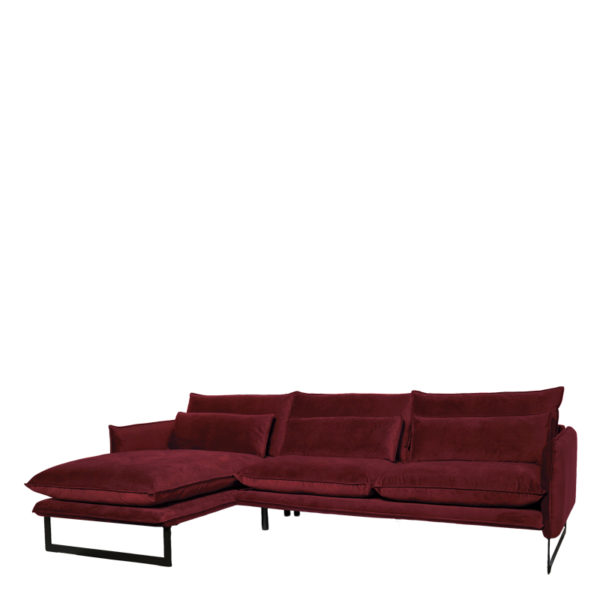 Canapé d'angle gauche velours 13 coloris Milan – Image 8
