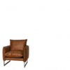 Fauteuil Milan Mercey Cognac Lifestyle