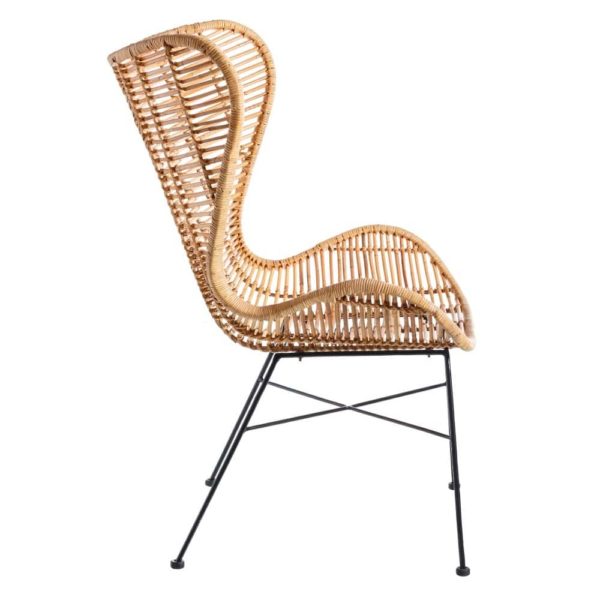 Fauteuil Rotin Naturel – Image 2
