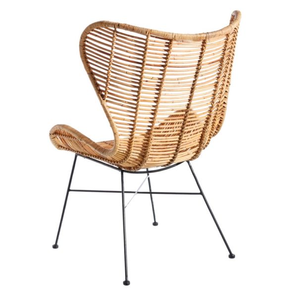 Fauteuil Rotin Naturel – Image 3