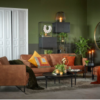 Pouf de Canapé Perugia Cuir Cognac Lifestyle – Image 2