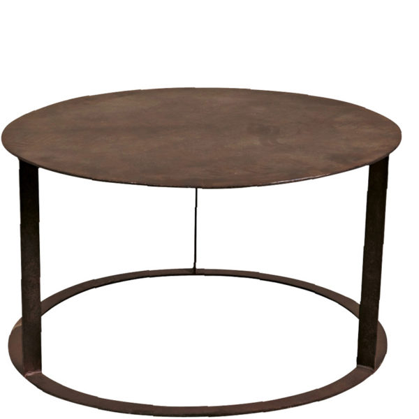 Table basse Rusty metal Lifestyle800 - Table basse Métal Rusty 80cm