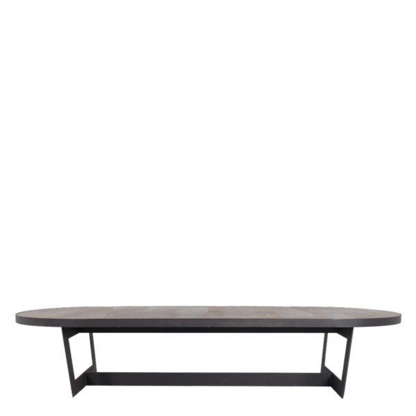 Table basse en cuir Nevada 190cm