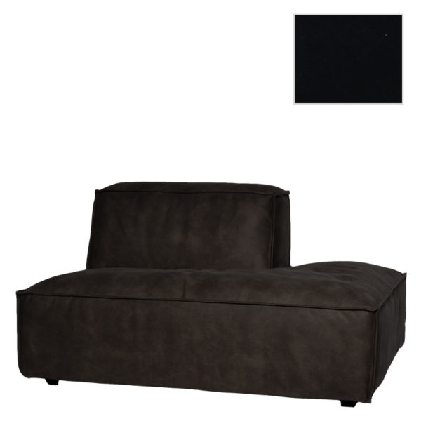 canapé ottoman seven onix droite 800 - Canapé Verona Mercey 1,5 places + Accoudoir Gauche 7 couleurs Lifestyle