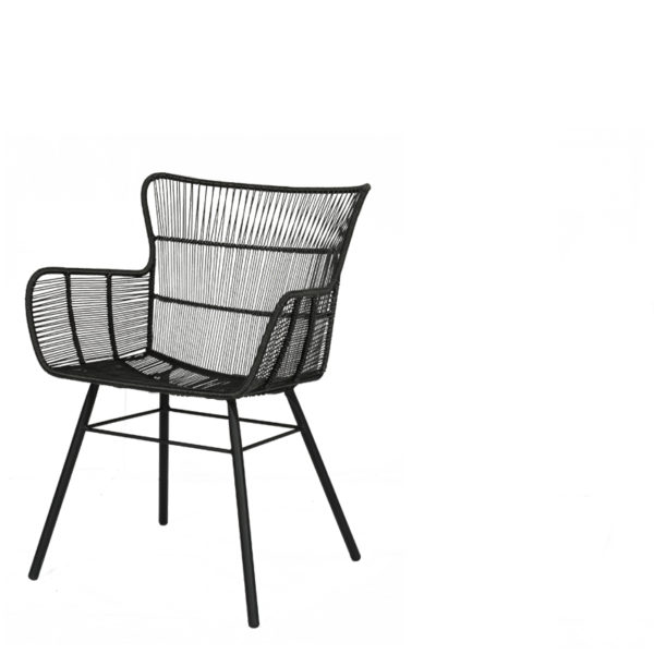 Fauteuil Palm Beach Florida Lifestyle, gris anthracite – Image 2