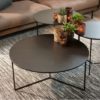 Table basse métal noir 50 cm Sandviken – Image 2