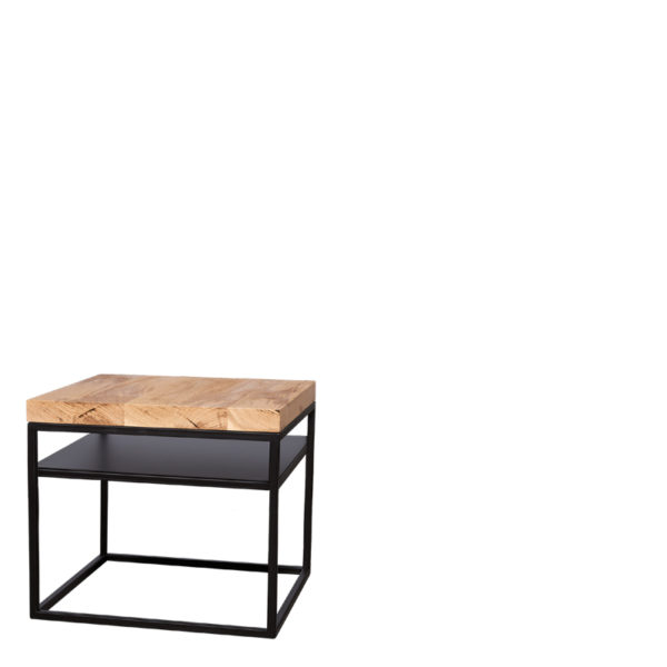 Table basse carrée en chêne massif Alicante