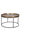 Table basse Northland M métal doré