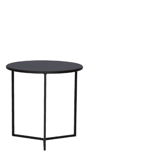 Table basse métal noir 60 cm Sandviken