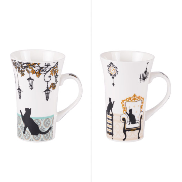 Mugs XL House Cats Coffret de 2
