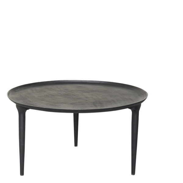 TABLE BASSE ALLARD 75CM - Table basse métal Noir 75 cm Allard