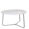 Table basse Marbre blanc Minnesota