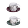 Tasse à café 9cl Coffret Tour de 6 Palmier Table Passion – Image 2