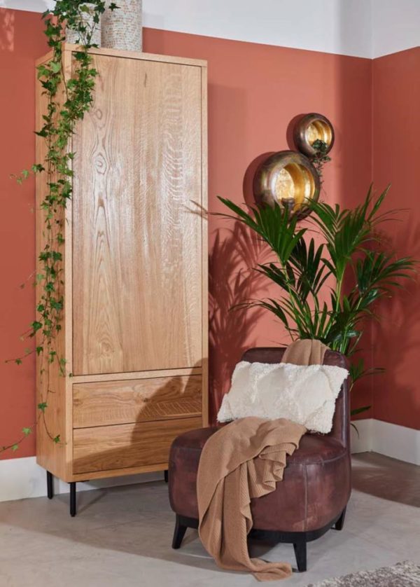 Armoire 1 Porte Naturel Tucson – Image 2