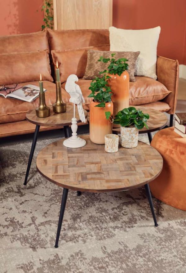 Table basse ronde  40 cm Lexington – Image 3