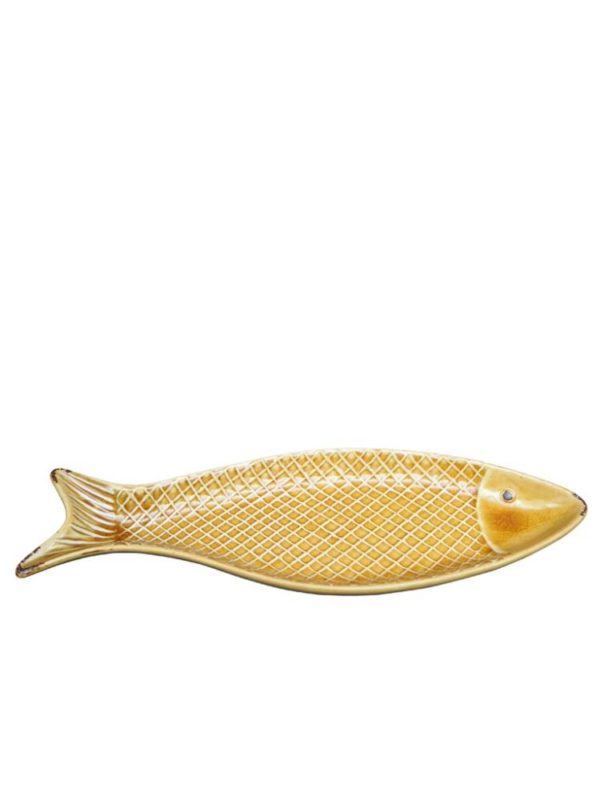 Plat poisson relief jaune Chehoma – Image 3