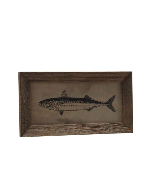 Tableau gravure poisson Chehoma