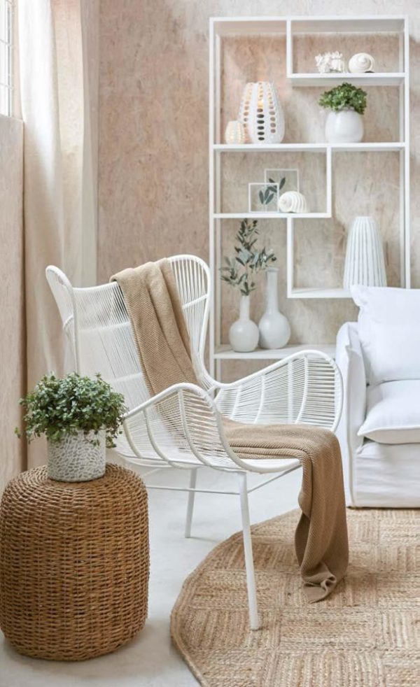 Fauteuil Exterieur Blanc Royal – Image 2